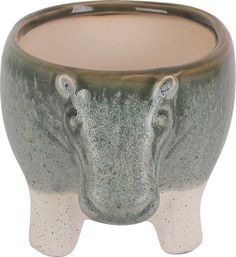 Горшок керамика динозавр 17x12,5x11 см No Brand