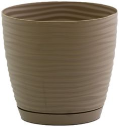 Горшок Form Plastic Sahara 3030-002 d16,7 см 2,4 л пластиковый кофейный No Brand
