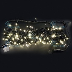 Световая гирлянда новогодняя RichLED RL_RL-T20C2-B_WW 20 м белый теплый