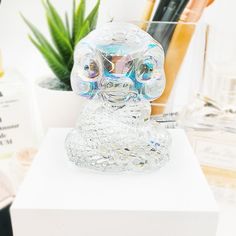 Фигурка сувенир стеклянный Змея 6.5см Символ Нового года No Brand