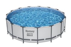 Бассейн каркасный круглый Bestway Steel Pro Max 457х122см, 16015л,