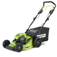 Газонокосилка аккумуляторная GREENWORKS GD60LM46SPK4, 46см, самоходная, 4Ач 2502907ub