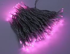 Световая гирлянда новогодняя Laitcom EST100-4W10-8BP 10 м розовый