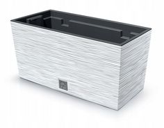 Цветочное кашпо Prosperplast Furu case напольное низкое PPDFC400-S449 12 л 1 шт. белый
