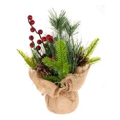 Новогодняя фигурка 16x16x34 см No Brand