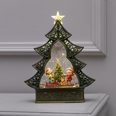Световая фигура Luazon Lighting Елка с детьми и елкой Р00011586 белый теплый