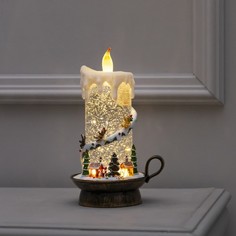Световая фигура Luazon Lighting Свеча с имбирными пряниками Р00011586 белый теплый
