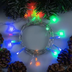 Световая гирлянда новогодняя Luazon Lighting Нить 2361592 2,5 м разноцветный/RGB