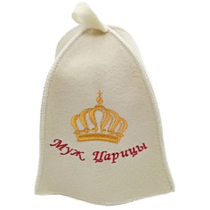 Шапка для бани Бацькина баня 10032 onesize бежевый желтый красный