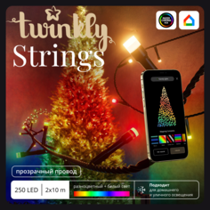 Световая гирлянда Twinkly Strings RGBW 250 TWS250SPP-TEUWT 20 м разноцветный/RGB