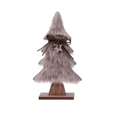 Новогодняя фигурка Koopman International Елочка в шубке DH8041410-светлая 23x6x41 см