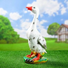 Садовая фигурка Хорошие сувениры Гусь станина 48 см