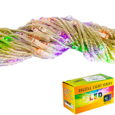 Эл. гирлянда Занавес 240л LED 2х2м 8 реж. 141V-179 No Brand
