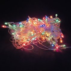 Световая гирлянда новогодняя 5 м разноцветный/RGB No Brand