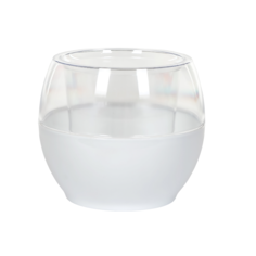 Цветочное кашпо Polimod Buule для орхидеи 1 шт. белый