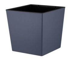 Цветочный горшок InGreen London cube 4,2 л 1 шт. вулканический серый