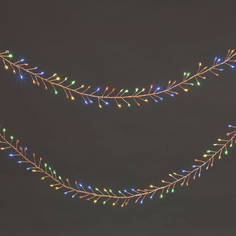 Гирлянда кластер 240 LED многоцветная 2,4 м No Brand