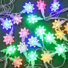 Световая гирлянда новогодняя Сноу бум Звездочки 4 м разноцветный/RGB