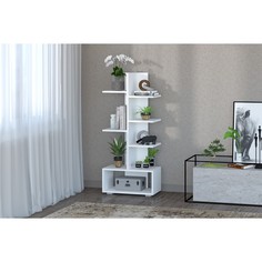 Подставка для цветв №2, 520х266х1180, Белый No Brand