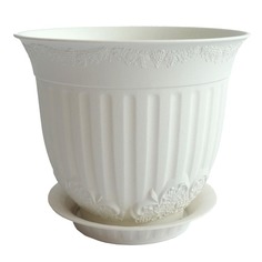 Кашпо «Европа» 3 л. (белый) Мегабокс