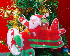 Новогодний светильник Suiyi Самолет, теплый свет