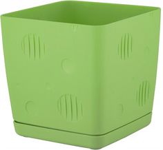 Горшок InGreen MICROCOSM 103х103х104 0,8л полипропилен Зеленая фисташка