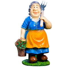 Садовая фигурка Хорошие сувениры Баба с тяпкой 63 см