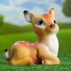 Садовая фигурка Хорошие сувениры Олененок цветной Р00013442 17 см
