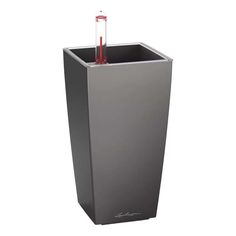 Цветочное кашпо Lechuza Mini cubi 0,8 л 1 шт. антрацит