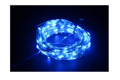 Новогодняя гирлянда светодиодная линейная, 1000 LED роса синяя 8 режимов 100 метров