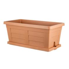 Ящик для цветов Bama legno 31180+20180 терракот 1 шт.