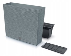 Цветочное кашпо Prosperplast Furu case tower напольное PPDFC600T-422U 44 л 1 шт. серый