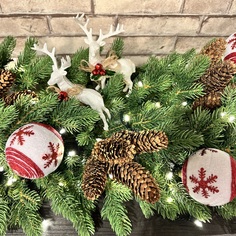 Гирлянда хвойная TREE STYLE модель MATILDA, литая, 180 см