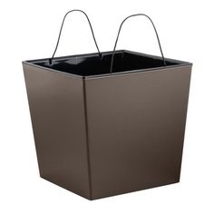 Цветочный горшок InGreen London cube с дренажной вставкой 11,6 л 1 шт. французский платан