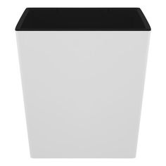 Цветочный горшок InGreen London cube с дренажной вставкой 4,2 л 1 шт. белоснежный жасмин
