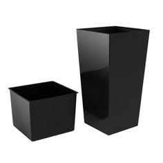 Цветочное кашпо Prosperplast Urbi square со вставкой DURS265-S433 26,6 л 1 шт. антрацит