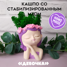 Цветочное кашпо SHEVCHENKO DECOR Девочка 21024 0,06 л разноцветный 1 шт.