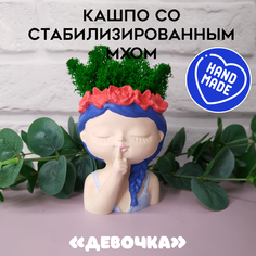 Цветочное кашпо SHEVCHENKO DECOR Девочка 21022 0,06 л разноцветный 1 шт.
