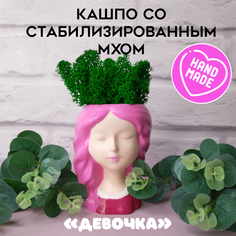 Цветочное кашпо SHEVCHENKO DECOR Девочка 21023 0,06 л разноцветный 1 шт.
