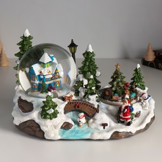 Сувенир Лапландия крутится 10 см 25,5х17х16 см No Brand