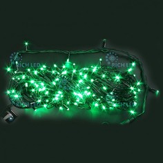 Световая гирлянда новогодняя RichLED RL_RL-T20C2-B_G 20 м зеленый