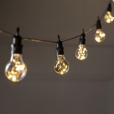 Световая гирлянда новогодняя Luazon Lighting Роса 7989823 5 м белый теплый