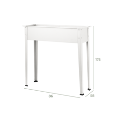 Цветочное кашпо VERANDA Напольное А11.760 21 л 1 шт. белый