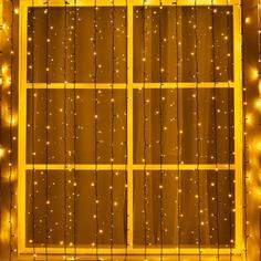 Гирлянда "Занавес" 2 х 6 м , IP44, УМС, тёмная нить, 1440 LED, свечение тёплое белое No Brand