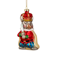 Украшение ErichKrause Decor Мышиный король 11см, стекло