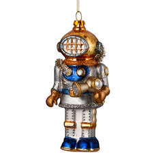 Украшение ErichKrause Decor Робот в космосе 14см, стекло