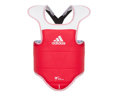Защита корпуса двухсторонняя Adult Body Protector Reversible WT сине-красная (размер L) Adidas