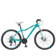 Велосипед женский горный Stels Miss-6000 MD V010 рама 19" мятный матовый