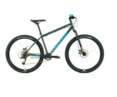Велосипед 27,5" Forward Sporting 27,5 X D Темно-серый/Зеленый 2022 год 17" RBK22FW27886