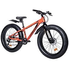 Велосипед NOVATRACK FATBIKE SUV 24" 2024 13" терракотовый